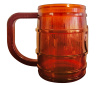 Translucent Plastic Barrel Drink Mug